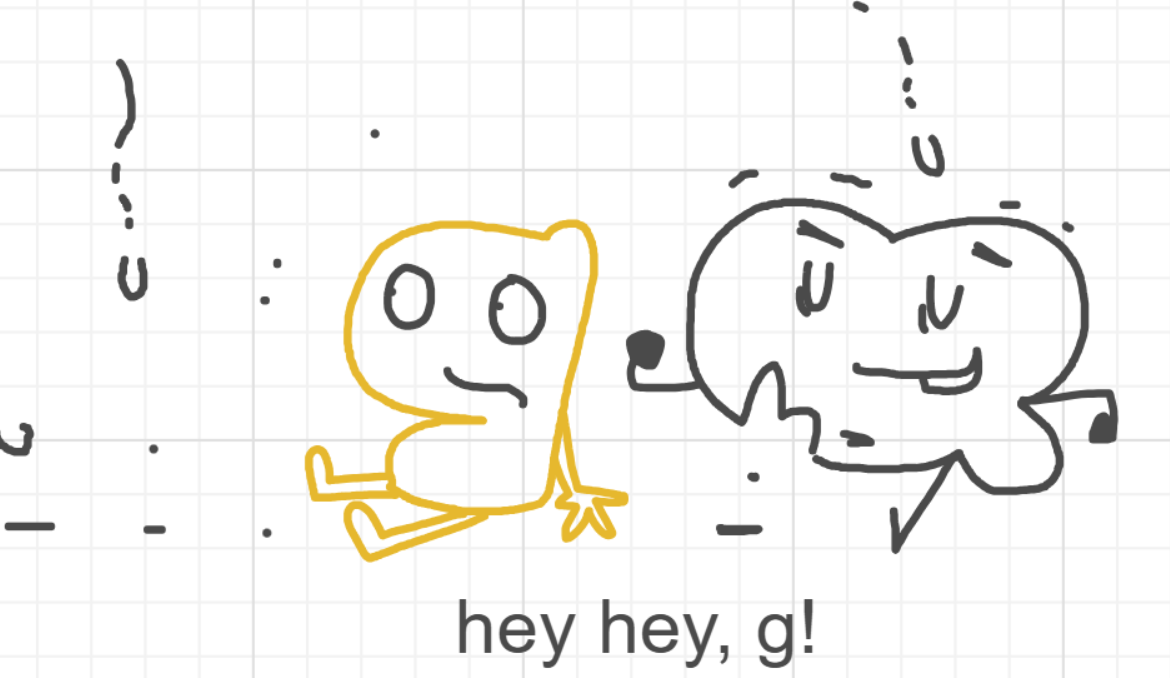 A panel from I've Been Everywhere, Man, episode nine of the Board Boards object show by Furretwalk/WalkingFurret.